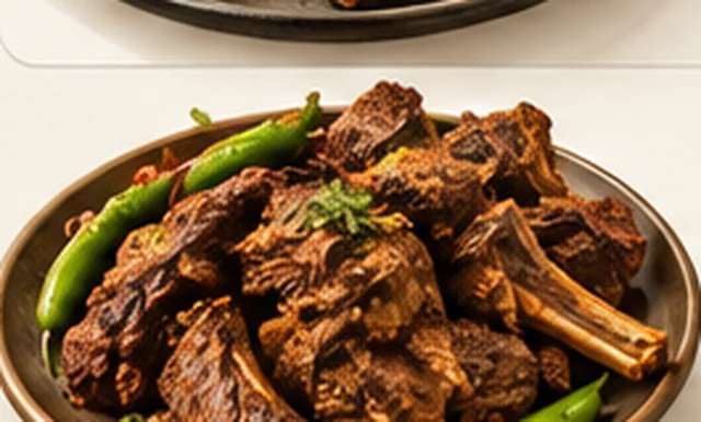 Plate of bukhari dampukh lamb