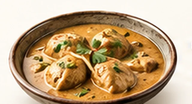 Bowl of chicken qurma