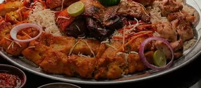 Damdaar platter with mixed grilled meats