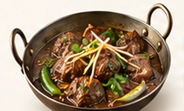 Karahi of lamb mutton karahi