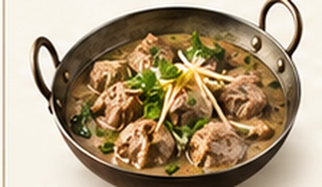Karahi of lamb namkin karahi