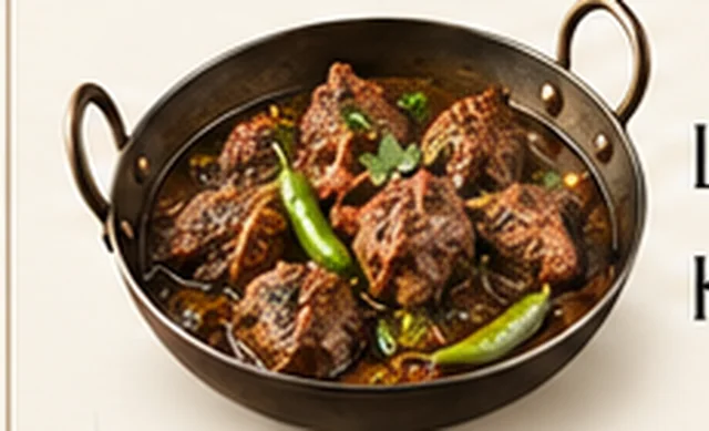 Karahi of lamb sulimani karahi