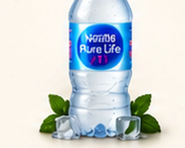 1.5 litre bottle of mineral water