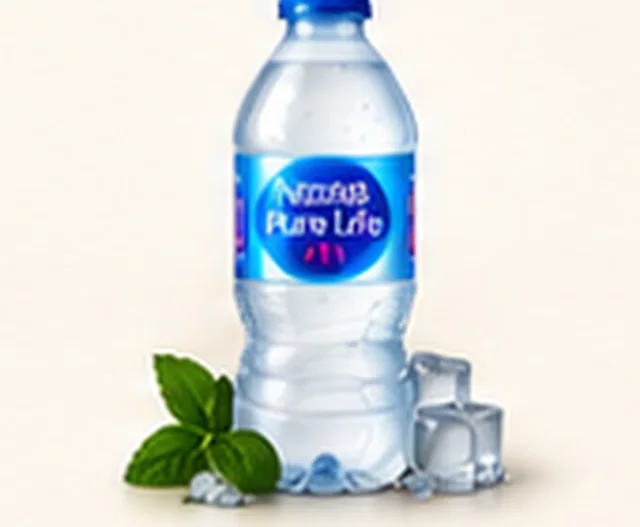 500ml bottle of mineral water