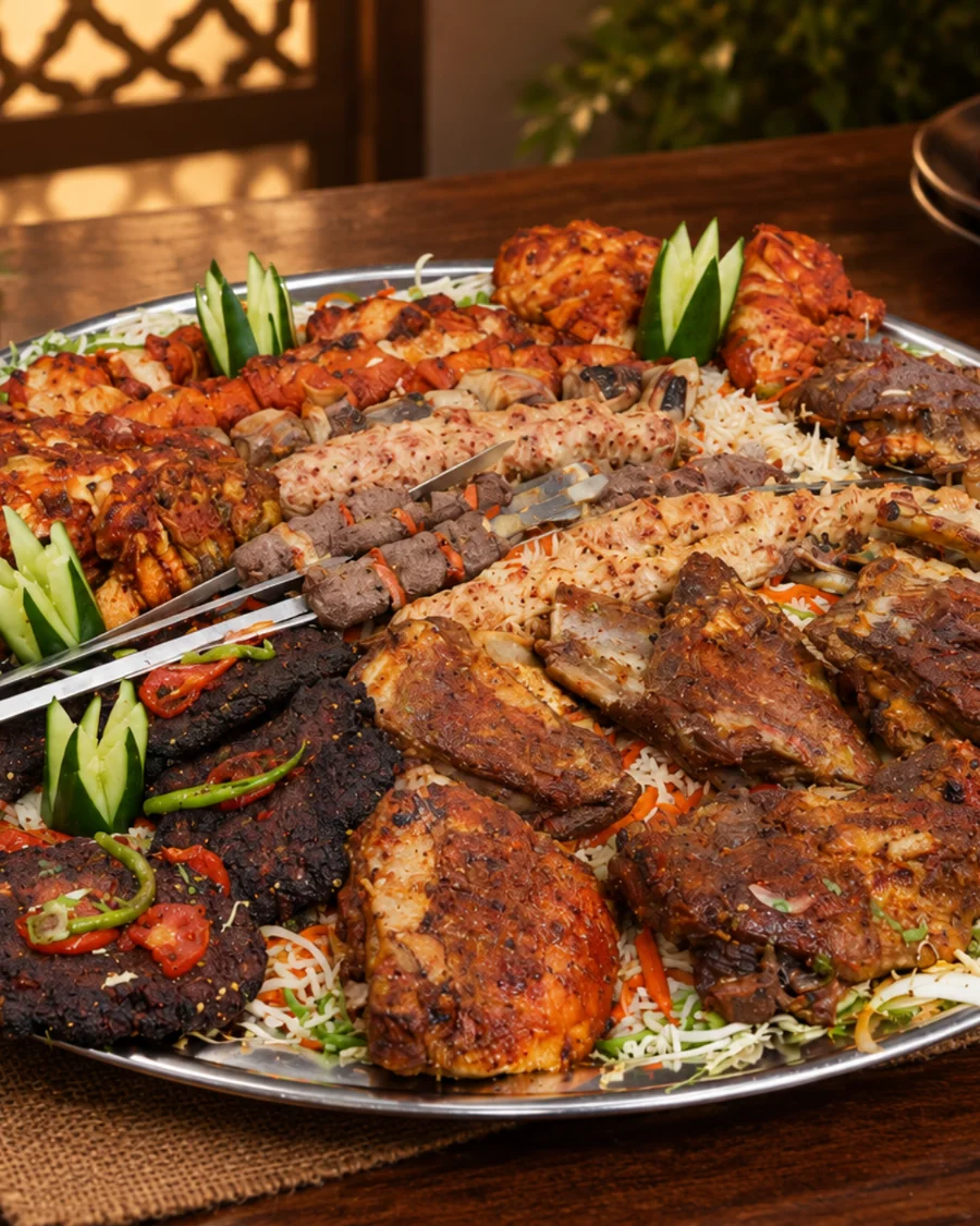 Bukhari Dampukh Platter